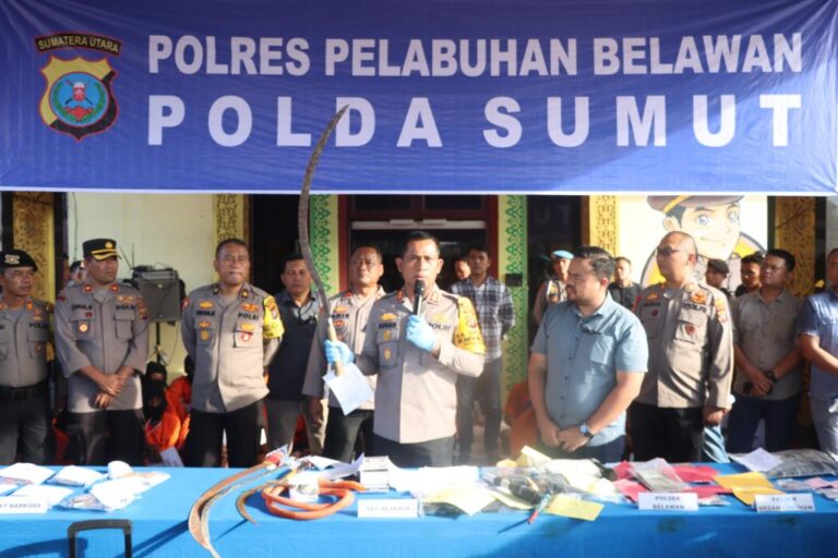 Resahkan Warga, Polres Pelabuhan Belawan 'Sisir' Pelaku Pencurian dan Narkoba