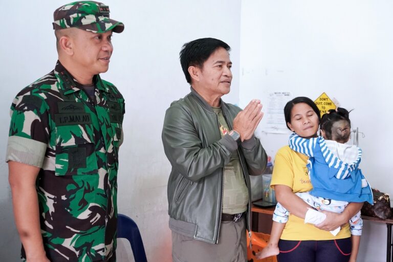 Pj Gubernur Sumut Jenguk Balita Mesrida Waruwu dari Nias