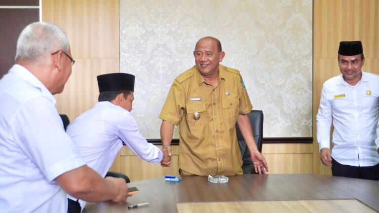Rencana Gelar Amal Bakti, Kemenag Langkat Audiensi ke Syah Afandin 