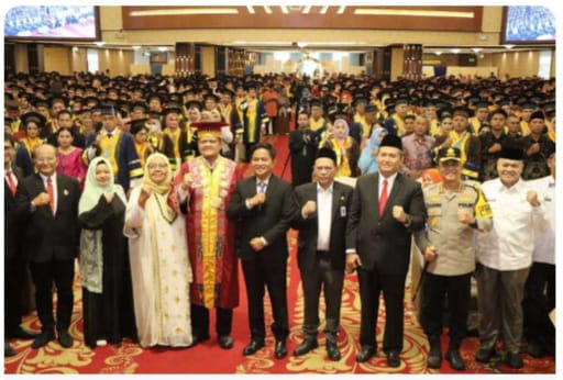 Unpab Wisuda 1.816 Lulusan Diminta Jadi Pekerja Keras