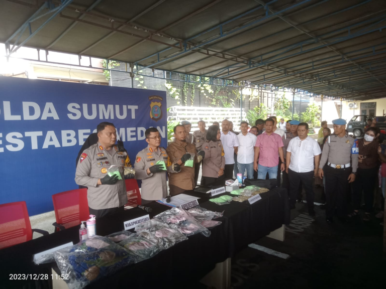 Polrestabes Medan Amankan 15.000 Ekstasi di Reiz Condo Apartemen