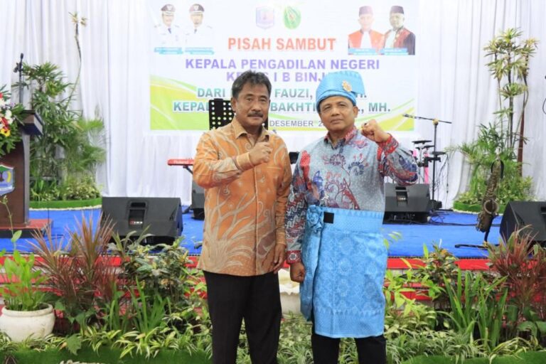 Pisah Sambut Ketua Pengadilan Negeri Kota Binjai
