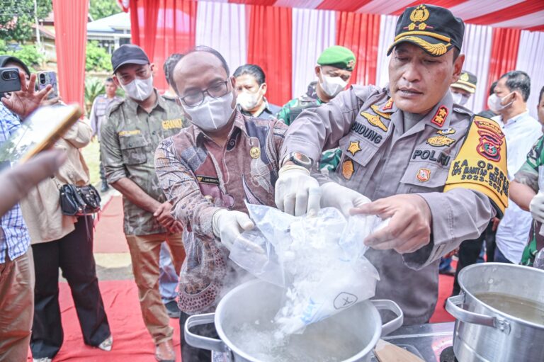 Sabu dan Ganja Dimusnahkan di Padangsidimpuan