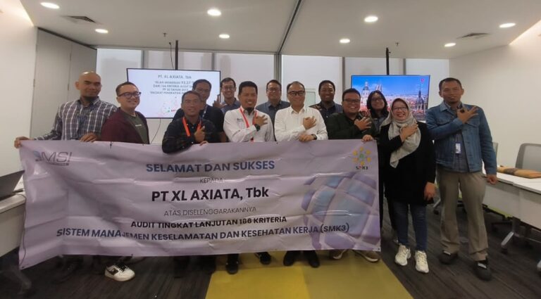 XL Axiata Raih Bendera Emas dari Kemenaker RI, Siap Tangani Proyek Beresiko Tinggi