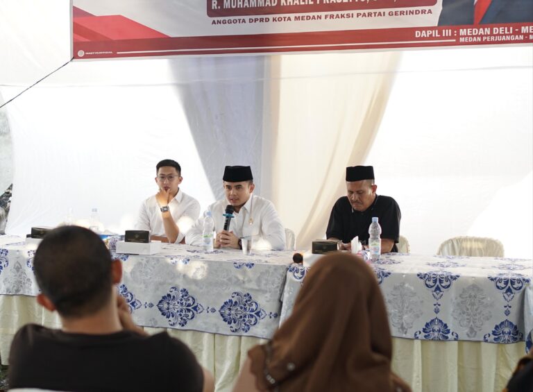 R Muhammad Khalil Prasetyo Tampung Aspirasi Warga Medan Perjuangan