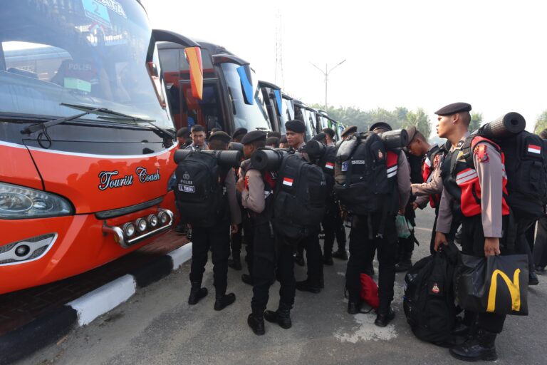 Polda Sumut Berangkatkan 12.908 Personel Amankan Pemungutan Suara