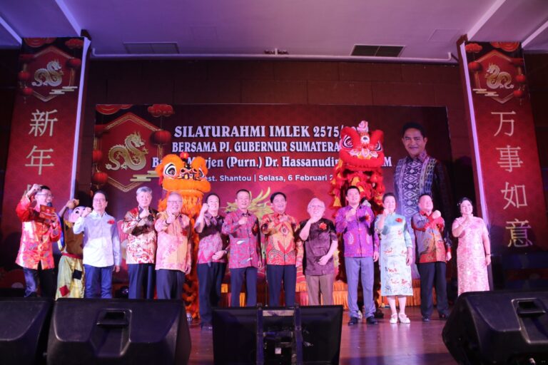 Sambut Tahun Baru Imlek 2575,Pj Gubernur Harap Masyarakat Semakin Harmonis Membangun Sumut