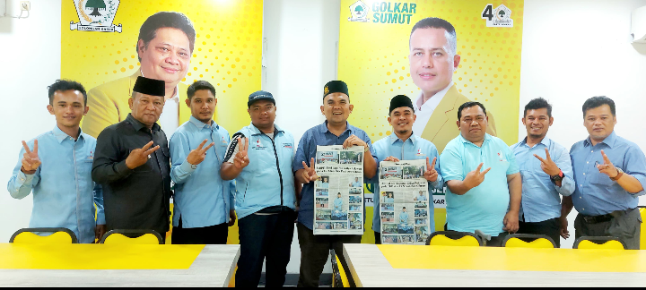 Kunjungi DPD Partai Golkar Sumut, JARPIM Uraikan Program yang Telah Dilakukan