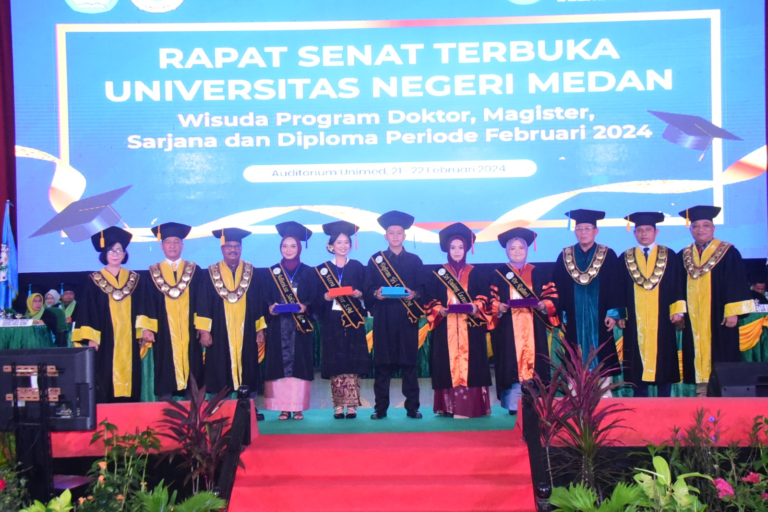 Lantik 937 Lulusan Unimed, Rektor Minta Implementasikan Kemampuan dan Skill