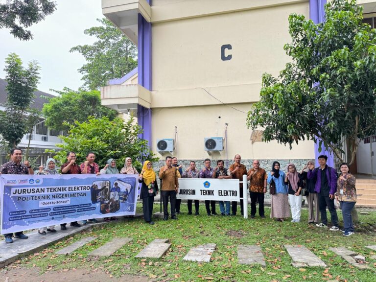 Goes to School JTE POLMED 2024 Kunjungi Sekolah di Binjai-Langkat