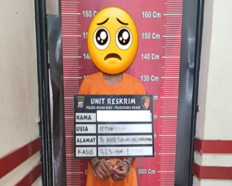 Polisi Ringkus Pelaku Curanmor di Warnet Robben Game Center Medan