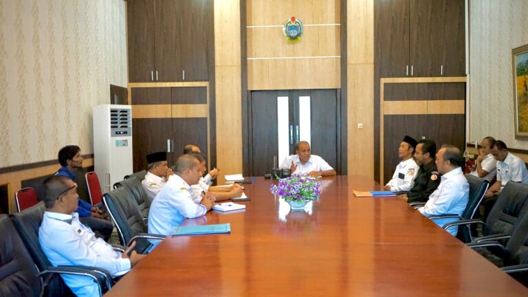 Audensi dengan Bawaslu, Pj Bupati Langkat Faisal Hasrimy : Ayo Sukseskan Pilkada 2024