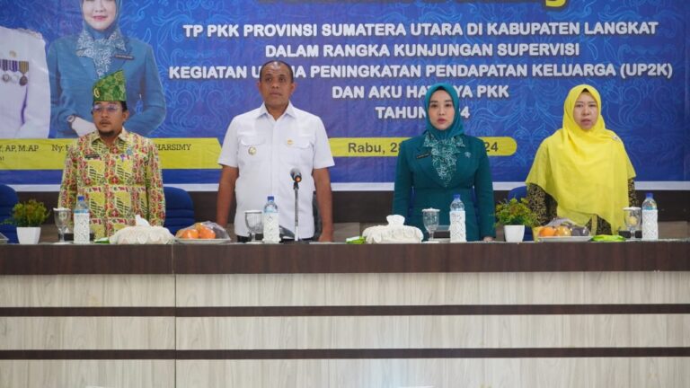 Tim Supervisi TP PKK Provsu Kunjungi Kabupaten Langkat