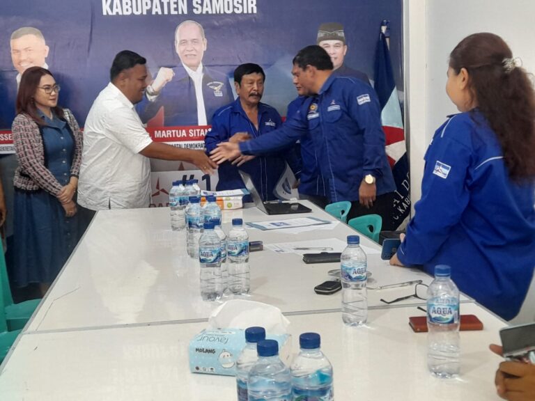 Daftar ke Partai Demokrat, Freddy Paulus Situmorang : Bersama Kita Kuat, Bersatu Kita Bangki