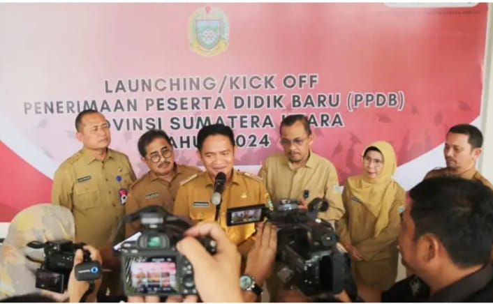 Launching PPDB SMAN/SMKN 2024, Pj Gubsu : Animo Masuk Sekolah Negeri Tinggi, Daya Tampung Terbatas
