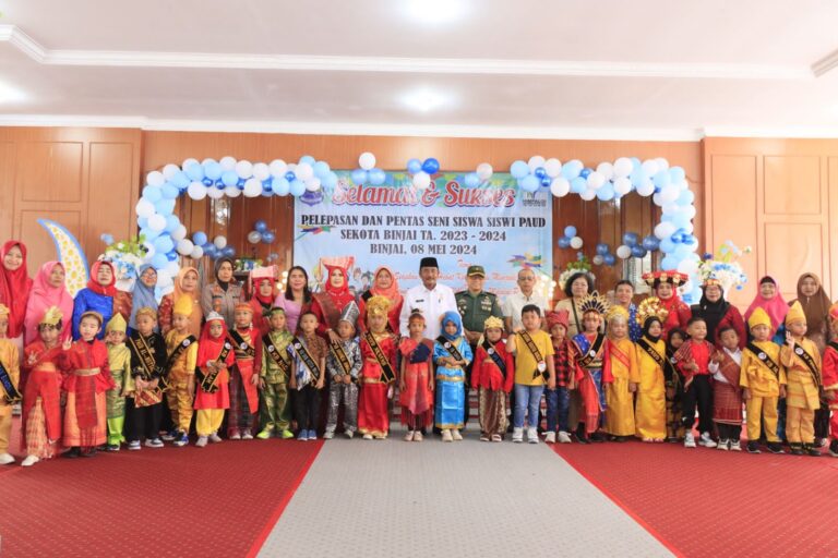 Wali Kota Hadiri Pelepasan Peserta Didik PAUD se – Kota Binjai