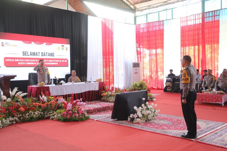 Kapolda Sumut : Boleh Melompat Tetapi Jangan Memijak atau Menyakiti Masyarakat