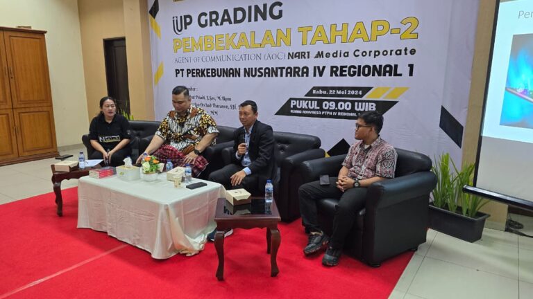 N4R1 PalmCo Regional 1 Upgrade Kompetensi Agent of Communication