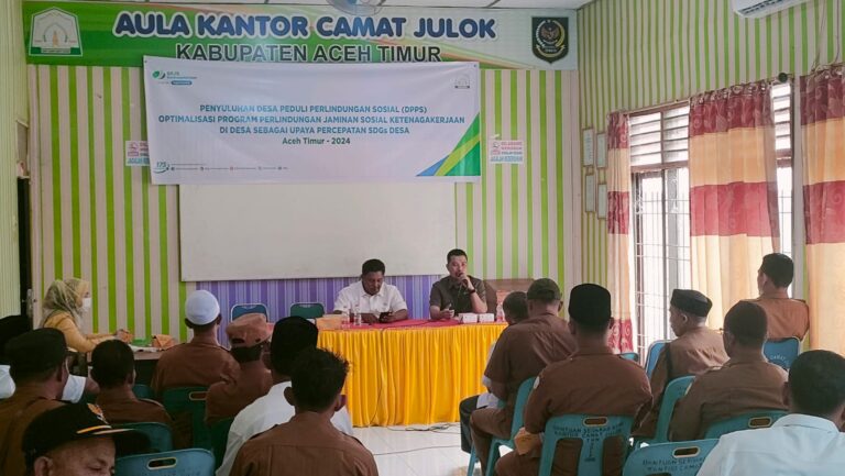 BPJS Ketenagakerjaan Cabang Langsa Dukung Program Desa Tanpa Kemiskinan
