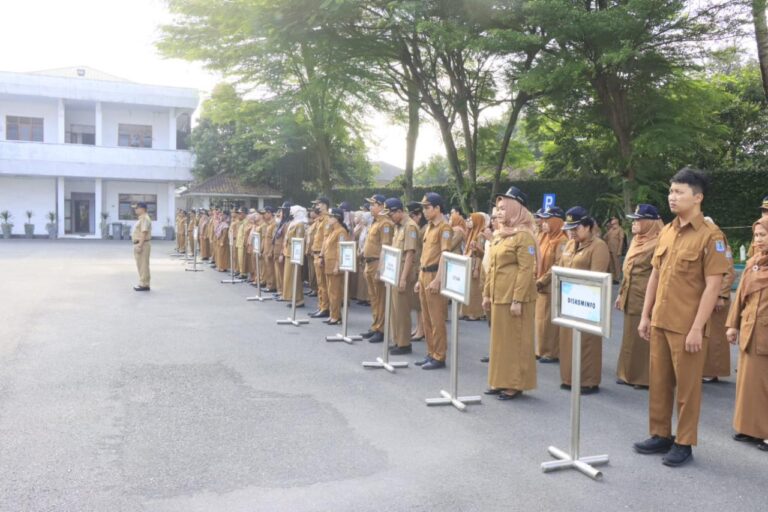 Pimpin Apel Gabungan, Staf Ahli Minta Lurah dan Kepling Gencarkan Sosialisasi Taat PBB