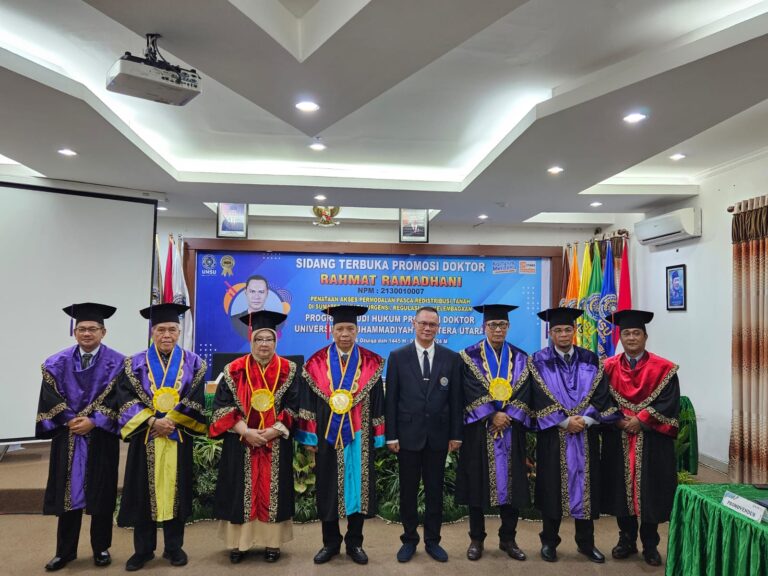 Sidang Terbuka Promosi Doktor Rahmat Ramadhani: Ciptakan Tanah Berkeadilan Bagi Rakyat