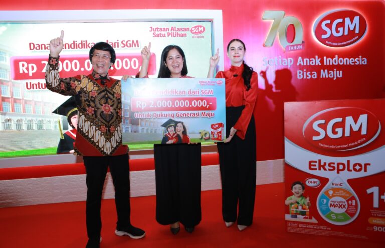 Wujudkan Generasi Emas 2045,  SGM Berikan Bantuan Dana Pendidikan Untuk 70 Anak Indonesia
