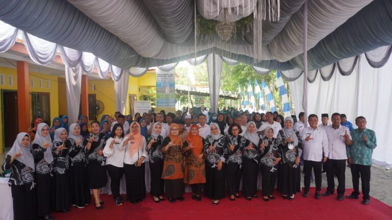 Desa Stabat Lama Terima Kunjungan Tim Monitoring Sumatera Utara di Lomba Desa UP2K-PKK