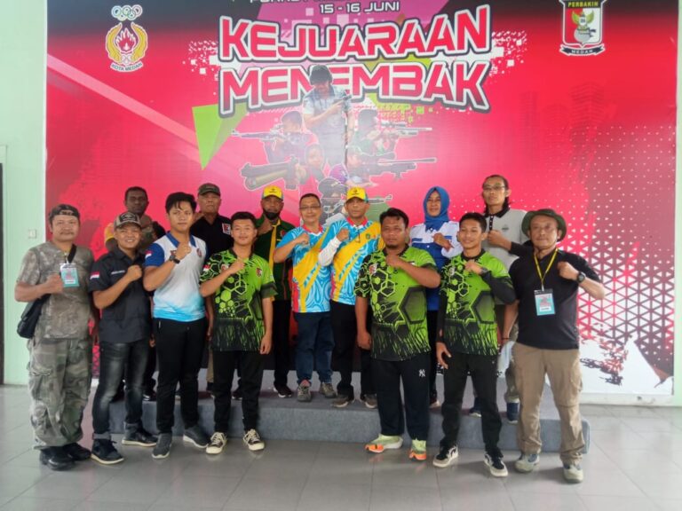 Kecamatan Medan Juara Menembak Porkot 2024