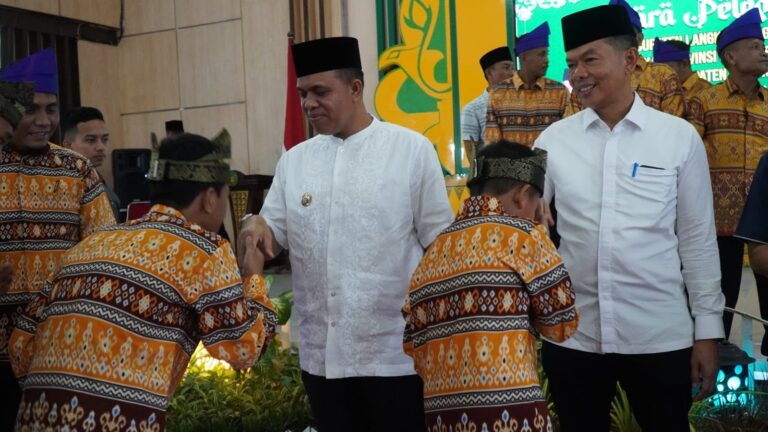 Pj Bupati Langkat Lepas 56 Kafilah MTQ Langkat Tingkat Provinsi Sumut 