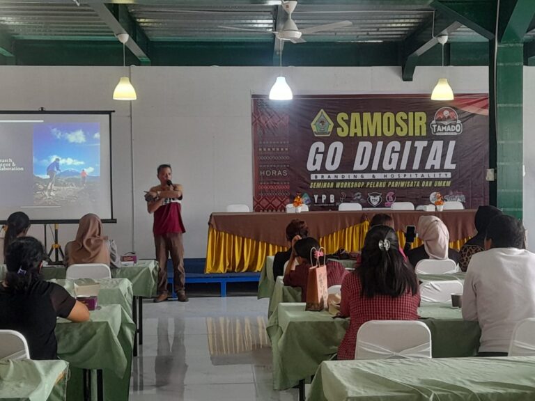 Tamado Edukasi Pelaku UMKM, Gelar Seminar dan Workshop Samosir Go Digital
