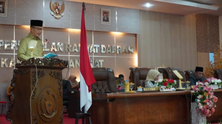 Sekda Amril Wakili Pj Bupati Langkat bacakan Pertanggungjawaban Bupati di DPRD
