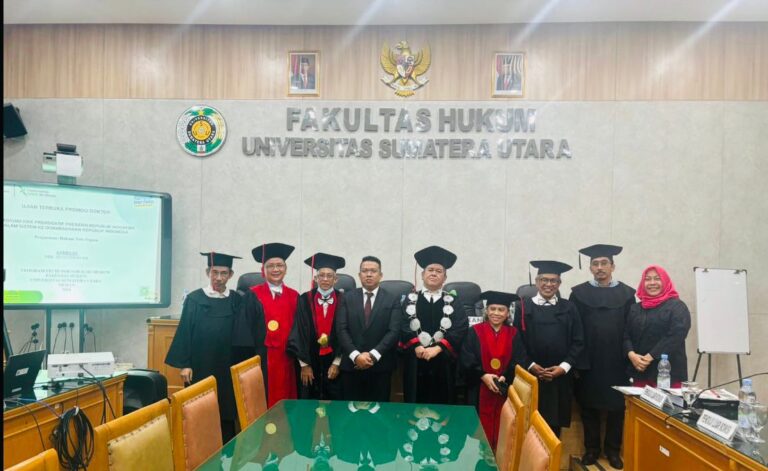 Dosen FH UMSU Promovendus Andryan Raih Gelar Doktor