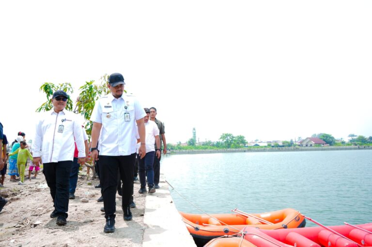 Bobby Nasution Pastikan Hasil Pekerjaan Kolam Retensi Danau Laguna
