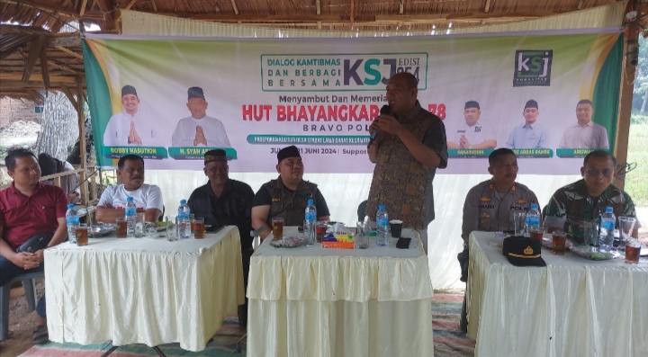 KSJ Gelar Dialog Kamtibmas dan Pasar Sedekah 2 Ton Beras Murah