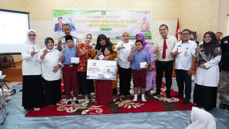 Dinas Sosial Kabupaten Langkat Luncurkan “Datuk Seri Langkat” dan Pelatihan Anyaman Lidi Disabilitas