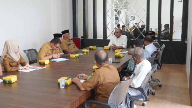 Pj Bupati Langkat Terima Audensi Panitia HUT Koperasi Langkat Tahun 2024