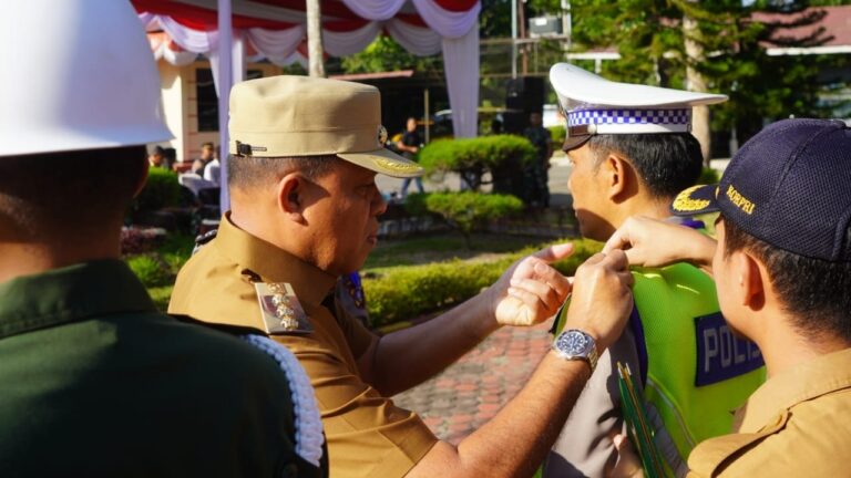 Pj. Bupati Langkat Pimpin Apel Gelar Pasukan Operasi Patuh Toba 2024