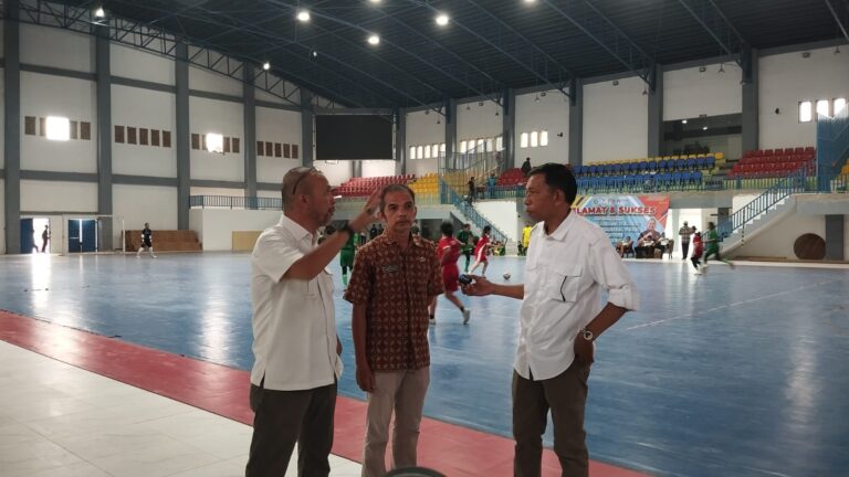 GSG – GOR Futsal Venue PON Sumut 2024 Ditargetkan Selesai 27 Agustus