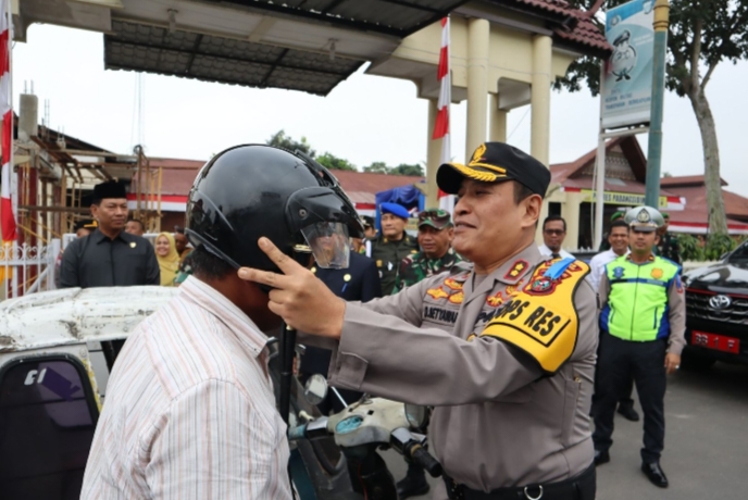 Polres Padangsidimpuan Gelar Pasukan Operasi Patuh Toba Selama Dua Pekan