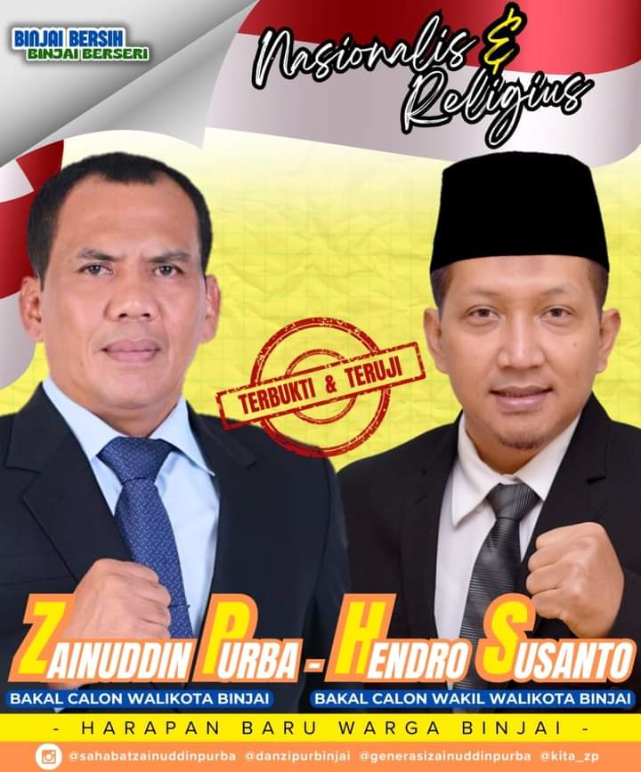 Zainuddin Purba & Hendro Susanto Direkomendasikan Jadi Calon K aepala Daerah