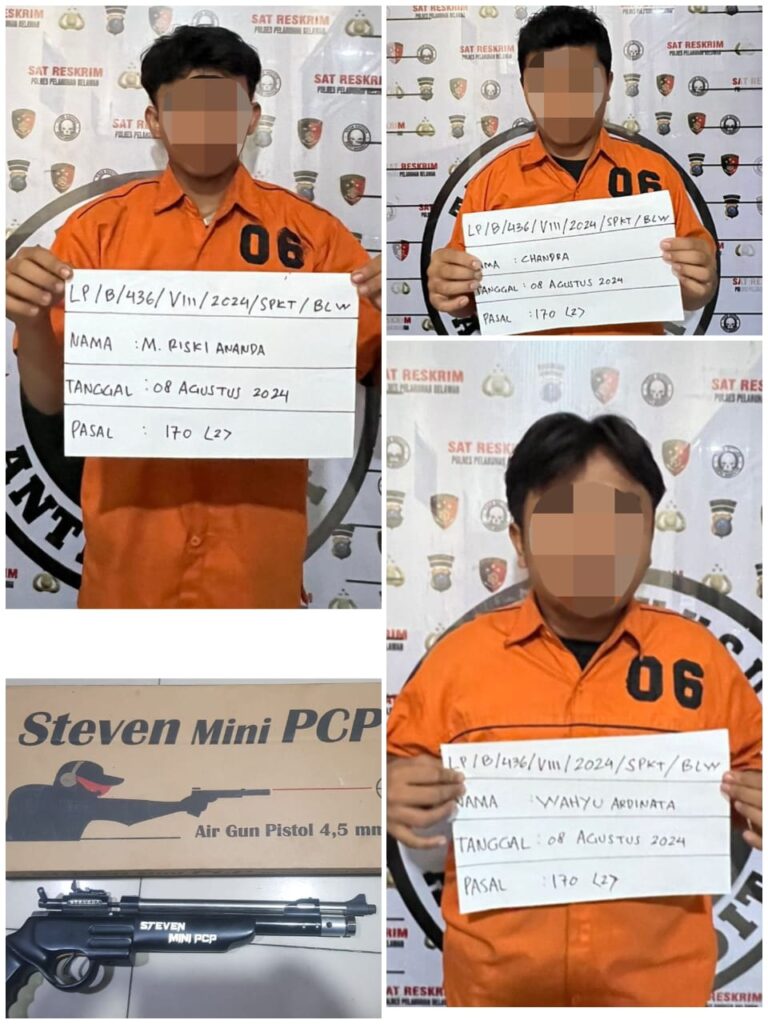 Gerak Cepat Polisi, Ringkus 3 Pelaku Penembakan Remaja di Belawan