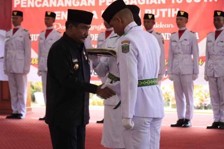 Kukuhkan 68 Anggota Paskibraka, Wali Kota: Kalian Adalah Putra-Putri Terbaik Kota Binjai