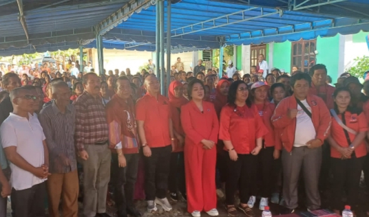 Warga Purbatua Taput  Ingin Satika – Sarlandy  Lanjutkan Program Pembangunan Nikson Nababan