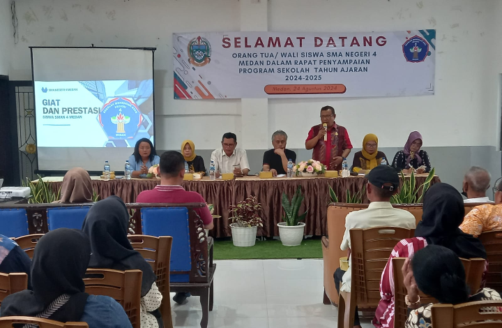 SMAN 4 Medan Sosialisasikan Program Sekolah dan Kenaikan SPP 