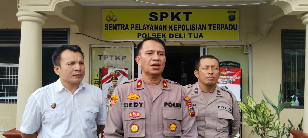 Polisi Selamatkan Seorang Pria Mencoba  Bunuh Diri di Kecamatan Delitua