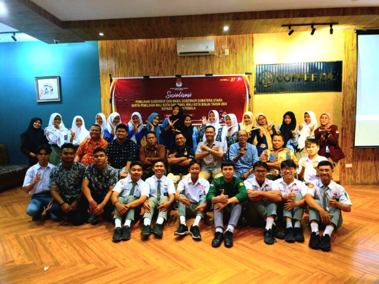 Meningkatkan Pemilih, KPU Binjai Sosialisasi Bersama Pemilih Pemula