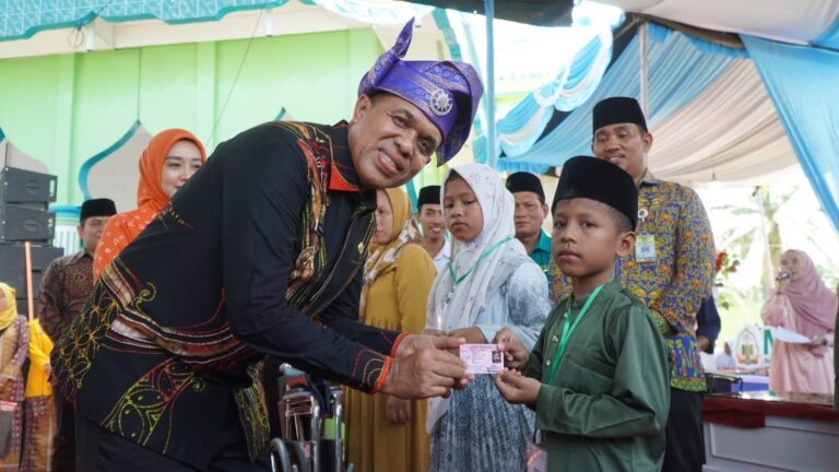 Pj. Bupati Langkat Faisal Hasrimy Resmi Buka MTQ ke-57 dan Hari Jadi Desa Teluk Bakung ke-96