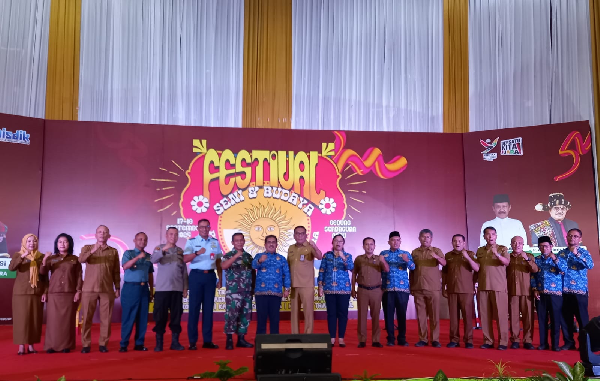 Pj Gubsu Buka Festival Seni dan Budaya Pelajar se-Sumut 2024