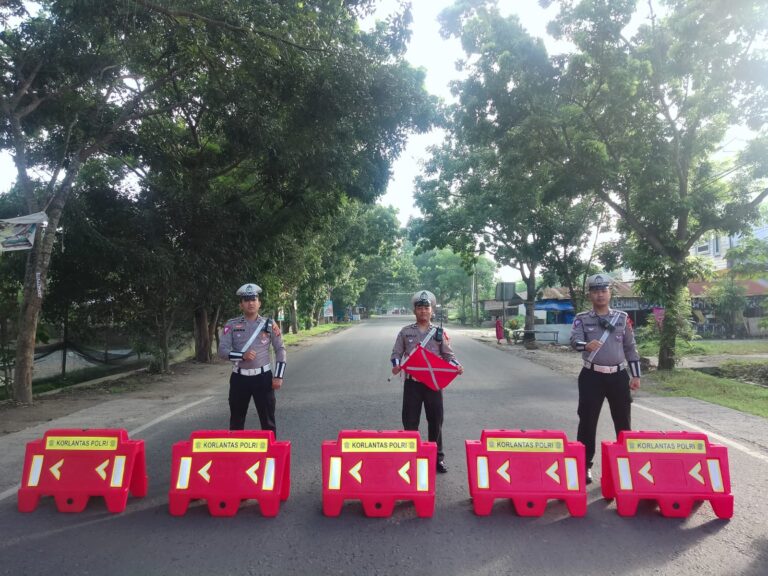 Criterium Road Race di Tebing Tinggi, Poldasu Rekayasa lalulintas terbatas