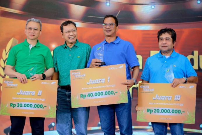 Kebun dan Pabrik Teh PTPN IV Regional II Raih  Penghargaan Terbaik